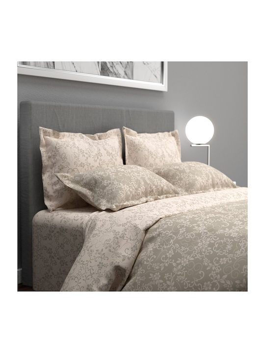 Charalambidis Textiles Πάπλωμα Μονό 160x230εκ. Σελήνη Μπεζ 350 GSM