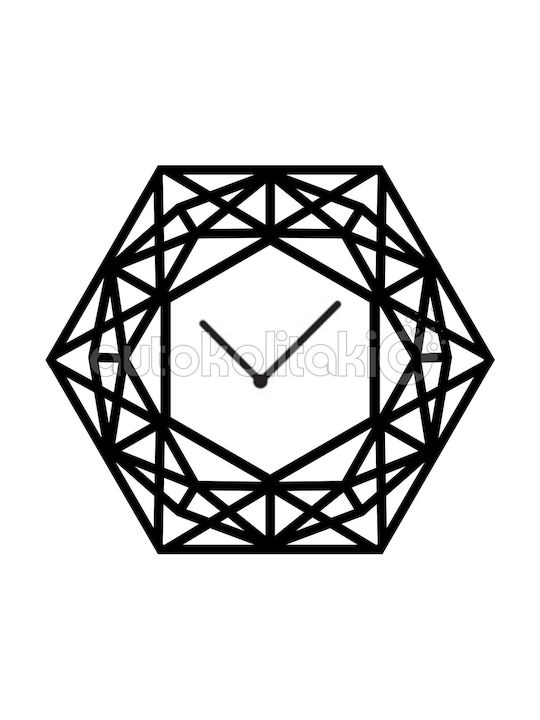 Orafol Abstract 2 Wall Clock Plastic Red