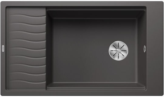 Blanco Elon Xl 8 S Ένθετος Νεροχύτης από Συνθετικό Γρανίτη Μ86xΠ50cm Anthracite