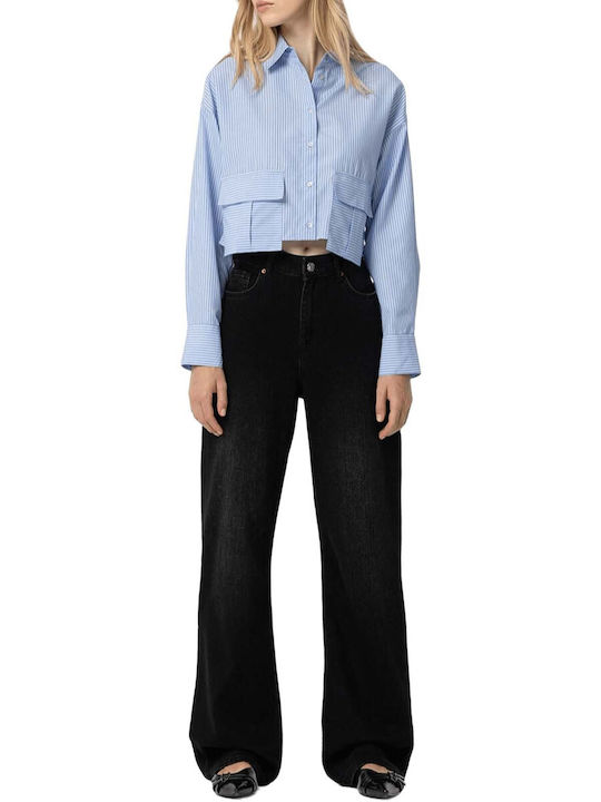 Ψηλόμεσο Γυναικείο Jean Παντελόνι Black