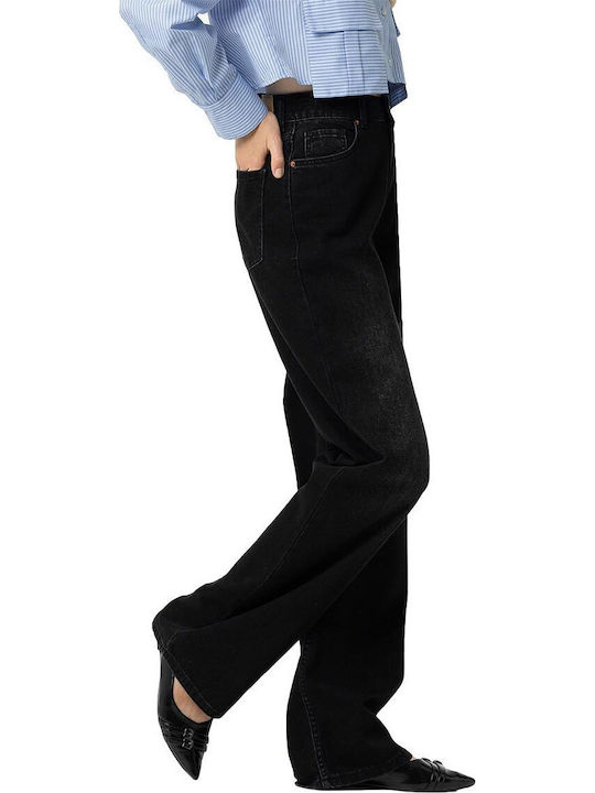 Ψηλόμεσο Γυναικείο Jean Παντελόνι Black