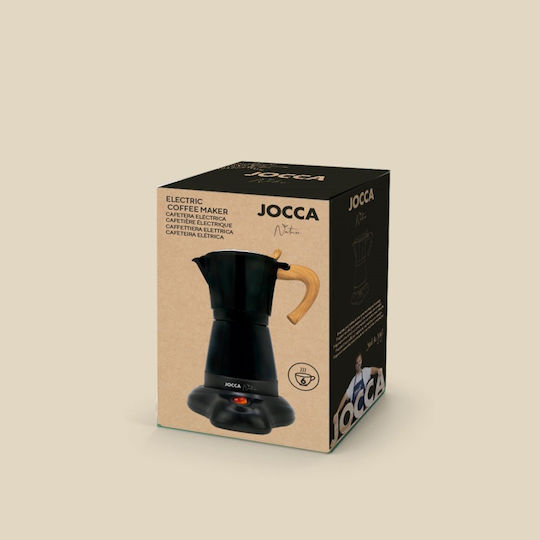 Electric Stovetop Espresso Pot for 480W Black