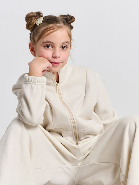 Athletic Kids Cardigan Cotton Porcelain Less Is More Minime