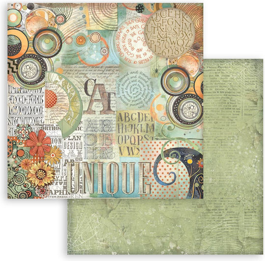 Scrapbooking Supplies Papers 10 Pieces 30.5×30.5cm Stamperia Furry Friends Backgrounds