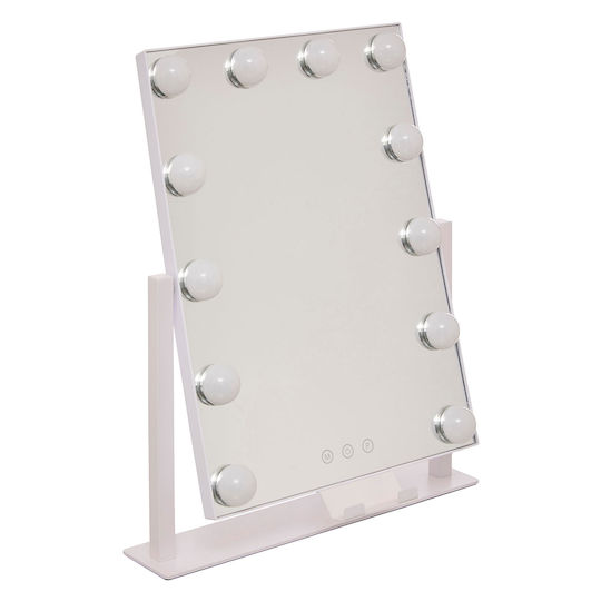 5Five Καθρέπτης Μακιγιάζ Επιτραπέζιος με Φως 35x7cm Λευκός