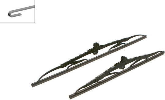 Bosch 361 Front Car Wiper Set 500mm/400mm for Hyundai Atos Daihatsu Sirion Mazda 121 Subaru Justy Honda HR-V