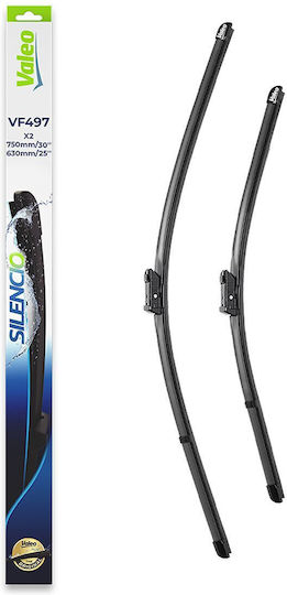 Valeo Silencio Xtrm Set of 2 Front Wiper Blades 750/630mm Ds Ds 5; Citroen Ds5 11.11-12.18