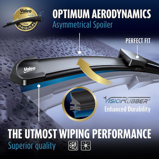 Valeo Silencio X.trm Set Front Car Wiper Blades 600mm Passenger Wiper Length 450mm
