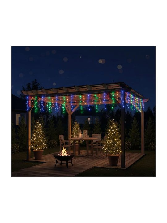 480 Lights LED 9m. Multicolor type Curtain 1pcs