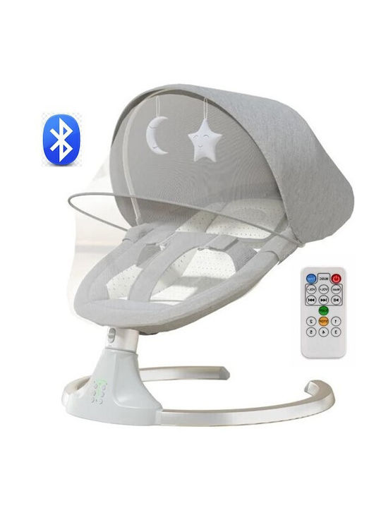 Fun Baby Electric Baby Relax Swing with Music Gray