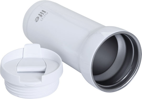 Ανταλλακτικό Πώμα Coffee Thermos 420ml White Ecolife Ecl-33-bo-6003