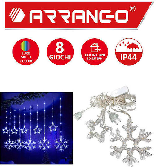 125 Lights LED 3m. Cold White type Curtain 1pcs