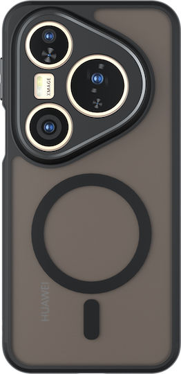 Techsuit Purefrost Umschlag Rückseite Silikon Schwarz (Huawei Pura 80 Ultra)