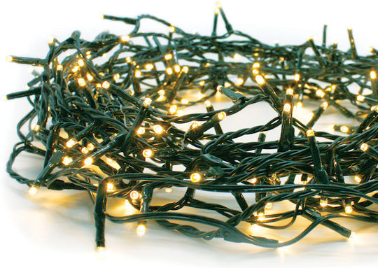 180 Lights LED 9m. Warm White in String 1pcs