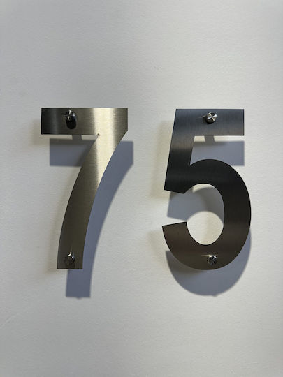 Αριθμοί Inox 19,7 Cm 4 Mεταλλικός Αποστάτης