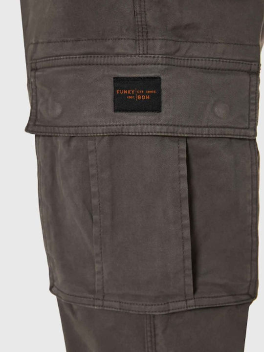 Παντελόνι Cargo σε Slim Εφαρμογή Dark Grey
