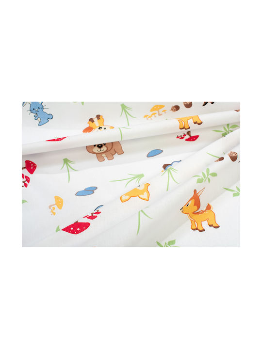 Dimcol Baby Sheet Cradle Cotton 80x110cm