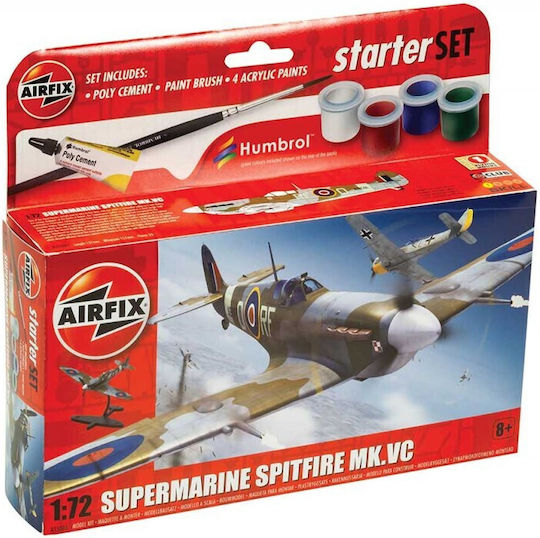 Airfix Modeling Figure in Scale 1:72 with Glue and Paints 13.1x15.7cm.