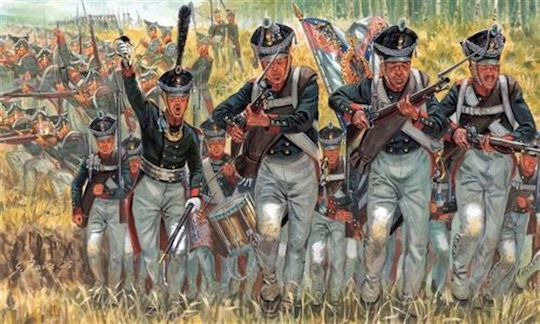 Italeri Φιγούρες Μοντελισμού Russian Infantry Napoleonic Wars 1:72 No.6073