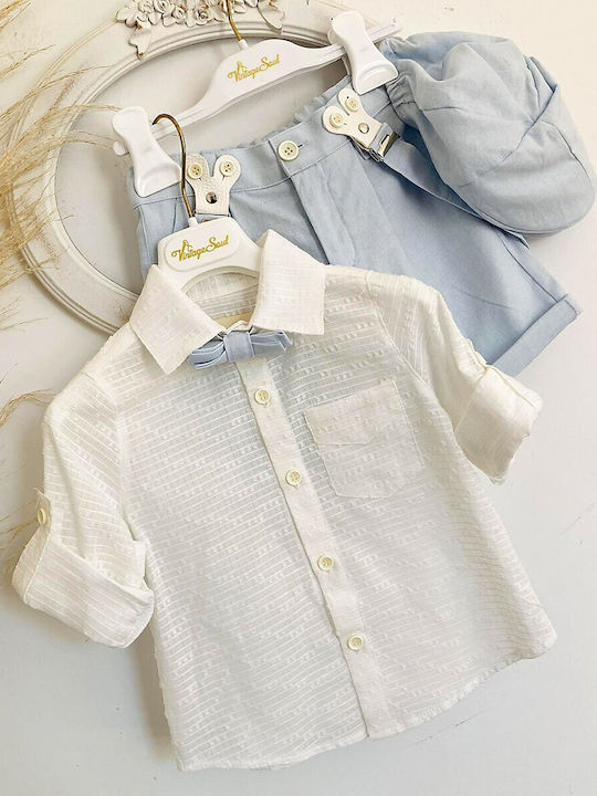 Vintage Soul Taufkleidung für Jungen Mehrfarbiger Anzug