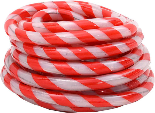 Christmas Light Tube Warm White Battery 120 Light Bulbs 5m IP44