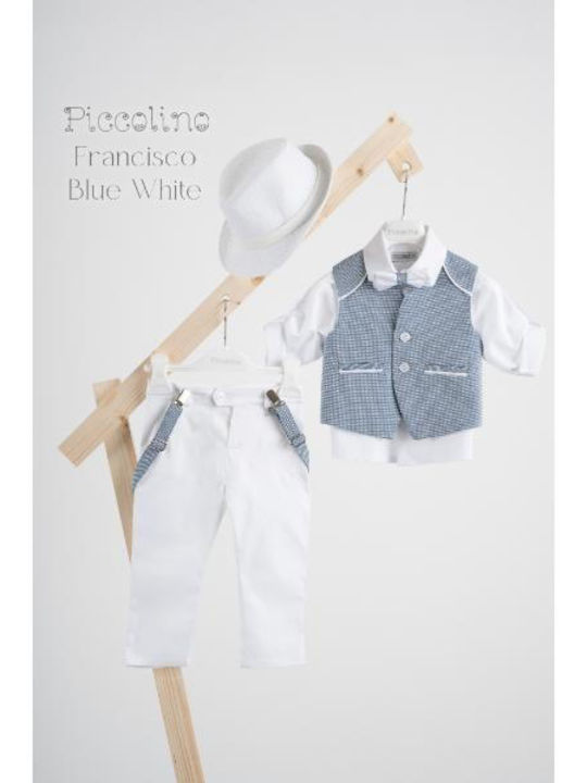 Piccolino Baptism Suit Blue