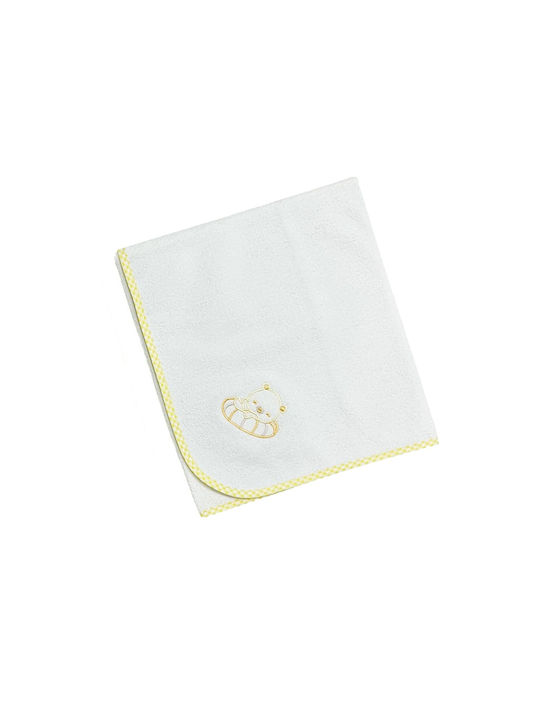 Bunny Bebe Wickeltuch Yellow Teddy Bear Gelb 60x90cm.