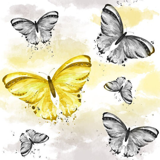 Texpol De unică folosință White/yellow Alb 75x75εκ.
