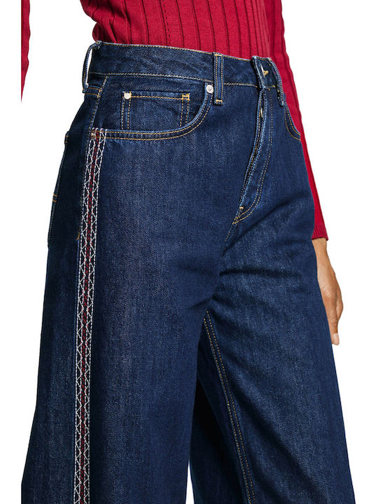 Women's Jean Trousers in Wide Line Dark