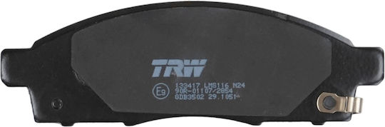 Set Plăcuțe De Frână Auto Fata Trw Automotive Înălțime 50,5mm Lățime 155,4mm Grosime 17,0mm Nissan Nv200/Evalia 1.5d/1.6 02.10