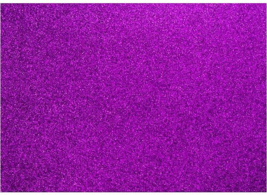 Kangaro Χαρτόνι Glitter Μωβ 50x70εκ.