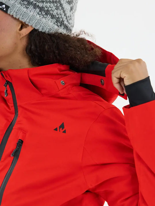 Whistler W213109-4367 Γυναικείο Μπουφάν για Σκι & Snowboard Κόκκινο