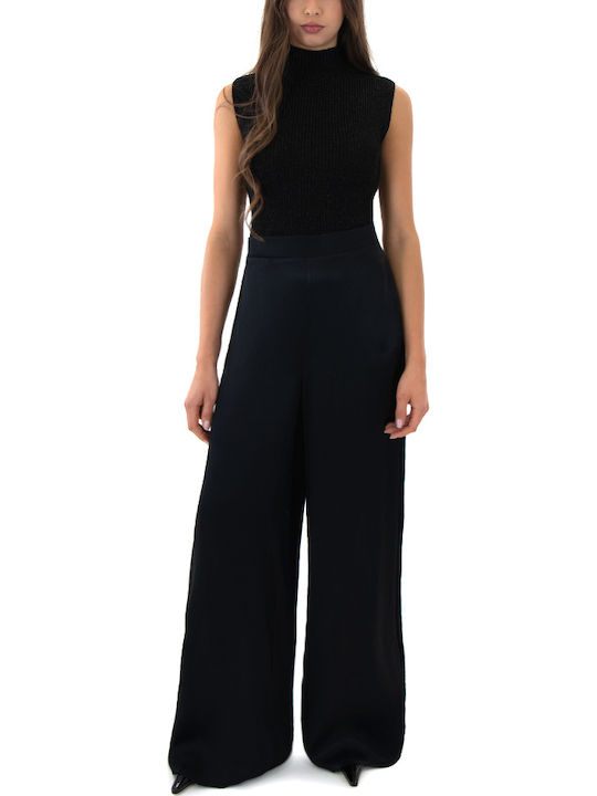 Women's Fabric Trousers Black