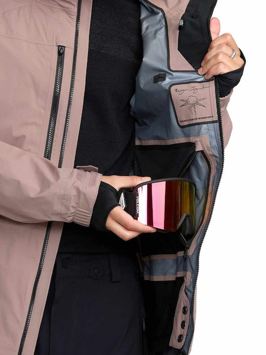 Volcom Stretch G0652600-MVE Ανδρικό Μπουφάν Gore-Tex για Σκι & Snowboard Μωβ