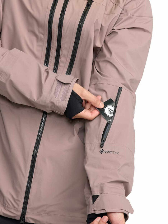 Volcom Stretch G0652600-MVE Ανδρικό Μπουφάν Gore-Tex για Σκι & Snowboard Μωβ