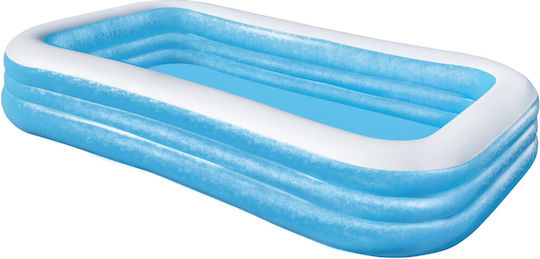 Bestway PVC Swimming Pool 1161lt Inflatable 305x183x56cm Light Blue