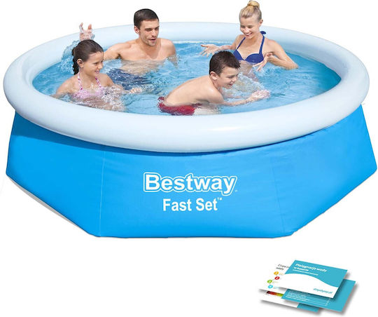 Bestway Piscină Rotundă 1880lt Gonflabilă 244x61cm Albastră