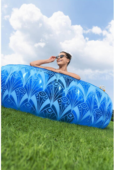 Bestway Παιδική Στρογγυλή Πισίνα PVC 401lt Φουσκωτή 168x53εκ. Μπλε