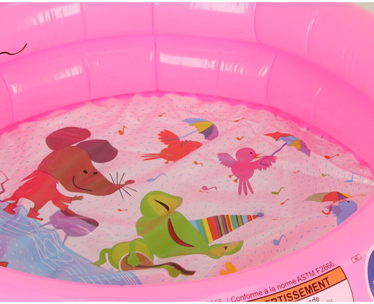 Bestway Kinder Rundes Schwimmbecken PVC 21l Aufblasbar Rosa