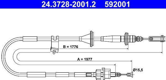 Clutch Cable Suzuki Jimny Fj Ate 24372820012