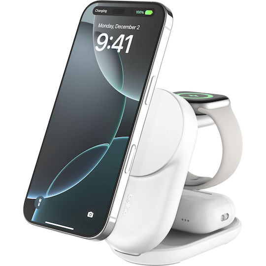 Belkin Wireless Charger Qi2 25W Whites (UltraCharge)