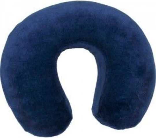 Mobiak Μαξιλαράκι Ταξιδίου Memory Foam με Θήκη Μεταφοράς Μπλε
