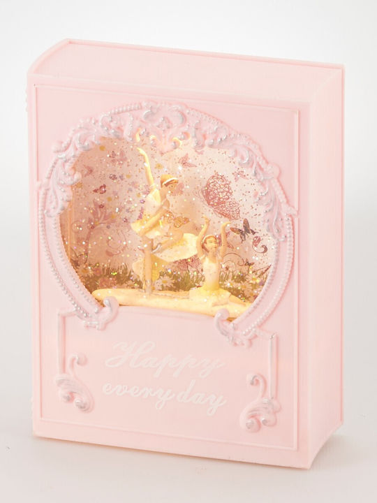 Ballerinas Christmas Decorative Book Lighted 16x7x20.6cm