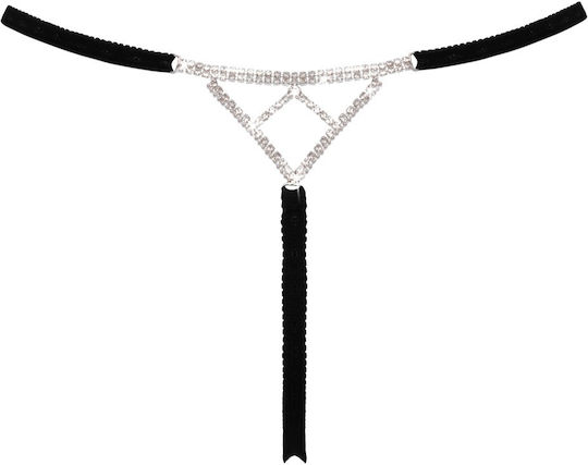 Cottelli Collection Γυναικείο Sexy String Αυτοκινήτου Μαύρο