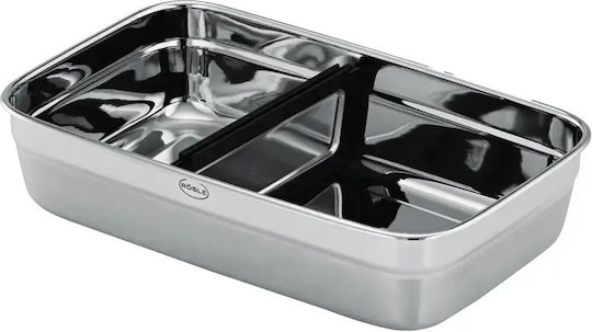 Stainless Steel Divider Flexx2go Container Rösle 1.5 Liters Stainless Steel