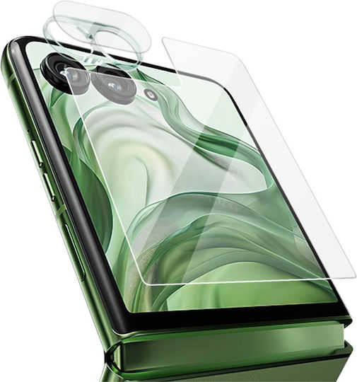 Imak Vollgehärtetes Glas Rückseite Bildschirm Motorola Razr 50 Ultra Schwarz