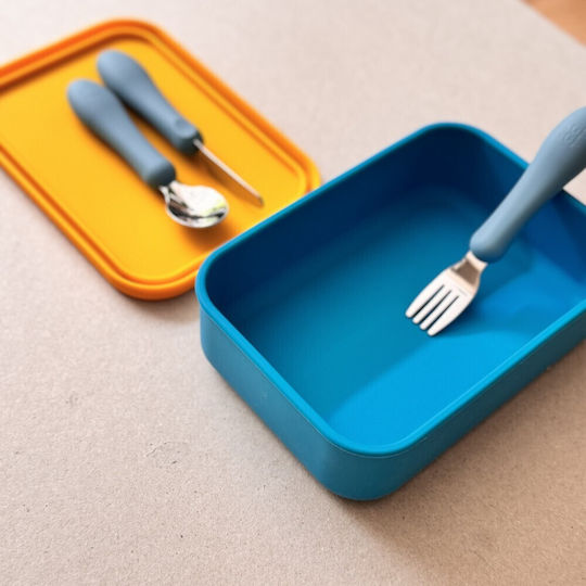 Τάπερ Φαγητού Μπλε Κίτρινο Snackbox Blue Yellow