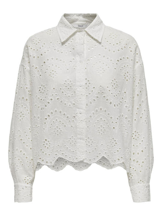 Long Sleeve Women's White Shirt