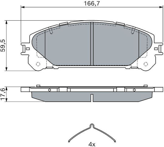 Bosch Disc Brake Pad Set