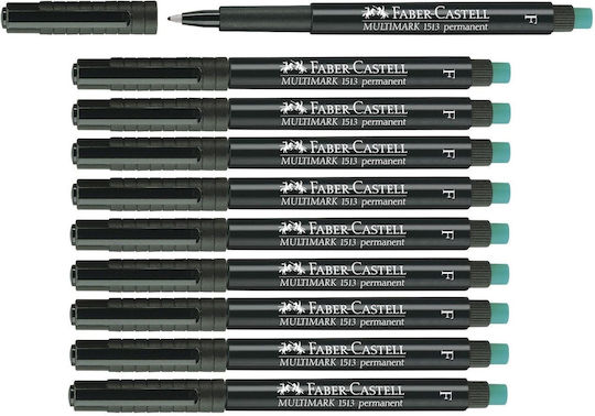 Faber-Castell Multimark 1513 Маркер за Рисуване 0.6мм Черно